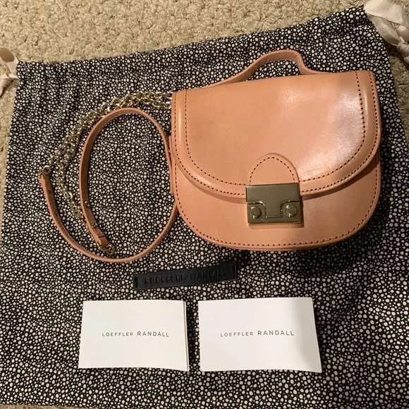 Loeffler randall saddle bag sale
